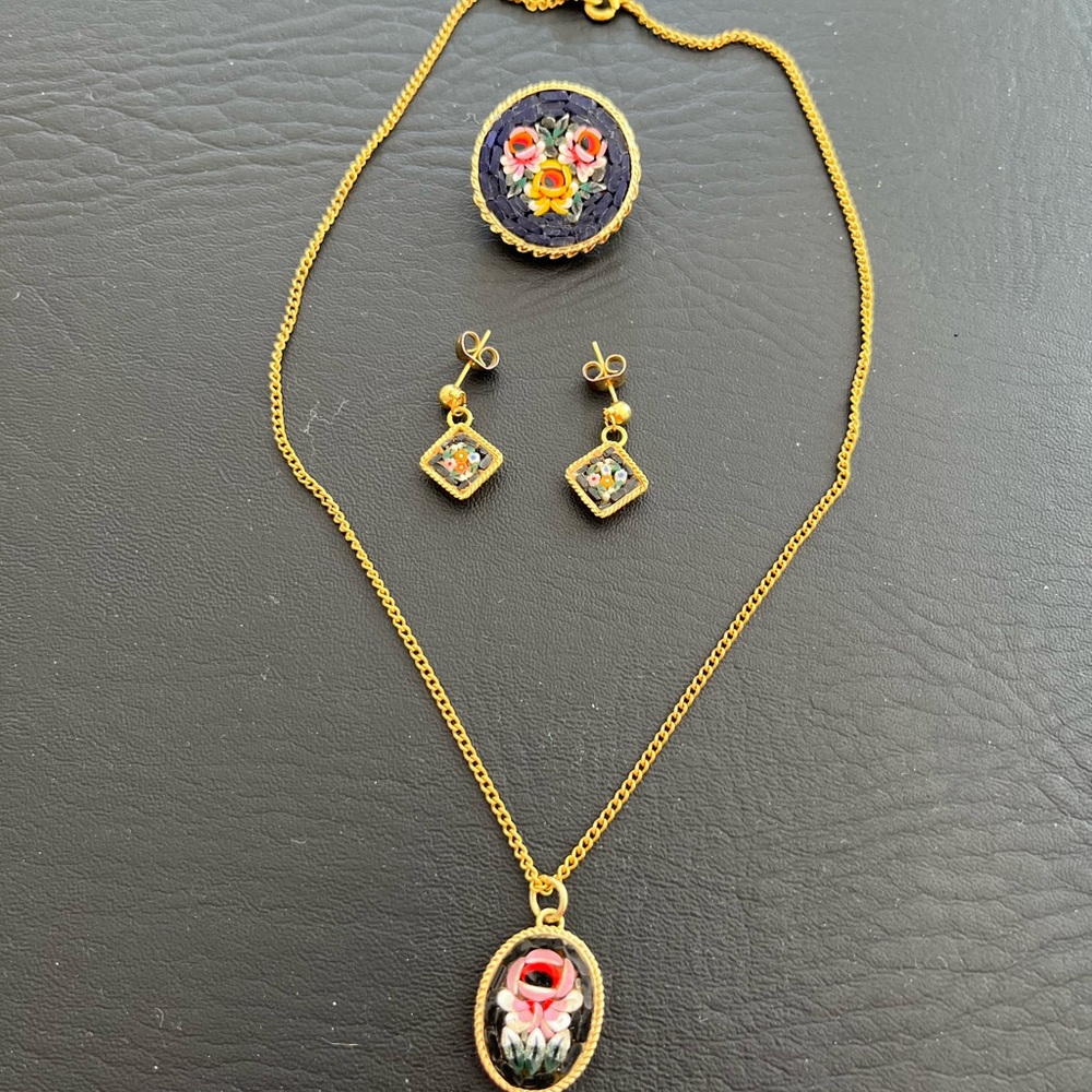 Mosaic jewelry set